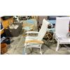 Image 4 : TELESCOPE CASUAL BEAUTIFUL BELLE ISLE SUPREME ARM CHAIR P874 SLING COLLECTION. FRAME FINISH WARM