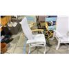 Image 2 : TELESCOPE CASUAL BEAUTIFUL BELLE ISLE SUPREME ARM CHAIR P874 SLING COLLECTION. FRAME FINISH WARM