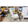Image 2 : TELESCOPE CASUAL BEAUTIFUL BELLE ISLE SUPREME ARM CHAIR P874 SLING COLLECTION. FRAME FINISH WARM