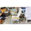 Image 4 : TELESCOPE CASUAL BEAUTIFUL BELLE ISLE SUPREME ARM CHAIR P874 SLING COLLECTION. FRAME FINISH WARM