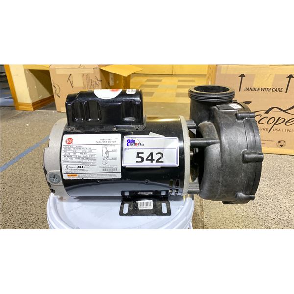 WATERWAY VIPER 56-FRAME PUMP INSULATED 4 HP POOL OR SPA PUMP. MODEL PV-30-1N22M