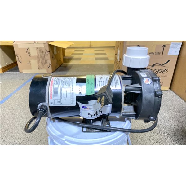 CENTURY LASER POOL SPA MOTOR. 2.6HP MODEL SD-26-2N22CE USED