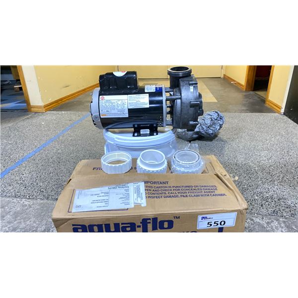 GECKO AQUA-FLO SPA POOL PUMP. XP3 2.5HP MODEL 08326000-3