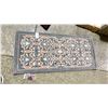 Image 1 : MINUTEMAN 100% WOOL 56X26 CARPET. DOVE GRAY TABRIZ MODEL H-73