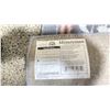 Image 2 : MINUTEMAN 100% WOOL 56X26 CARPET. DOVE GRAY TABRIZ MODEL H-73