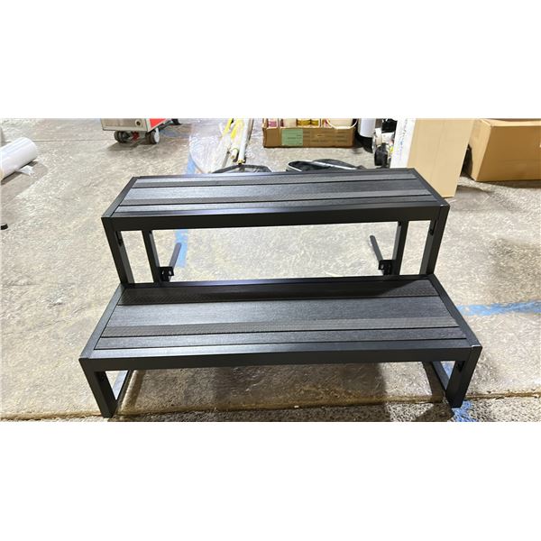 30" METAL SPA STEP NEW IN BOX NOT ASSEMBLED