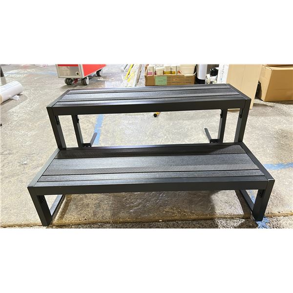 30" METAL SPA STEP NEW IN BOX NOT ASSEMBLED