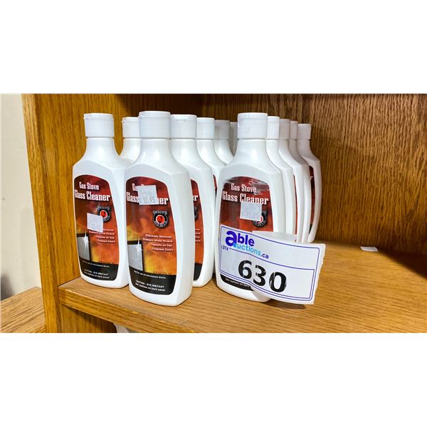 LOT OF APPROX 20 BOTTLES GAS STOVE GLASS CLEANER RETAIL $14/BOTTLE