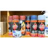 Image 1 : GROUP LOT OF STOVE BRIGHT HIGH TEMP PAINT TINS. 5X SHIMMERING ROSE, 2X MOJAVE RED, BLACK, METALLIC