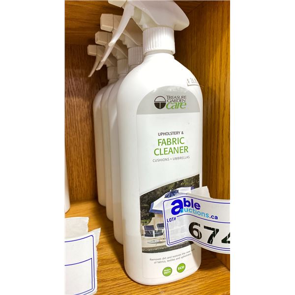 4 BOTTLES UPHOLSTERY AND FABRIC CLEANER FOR CUSHIONS AND UMBRELLAS