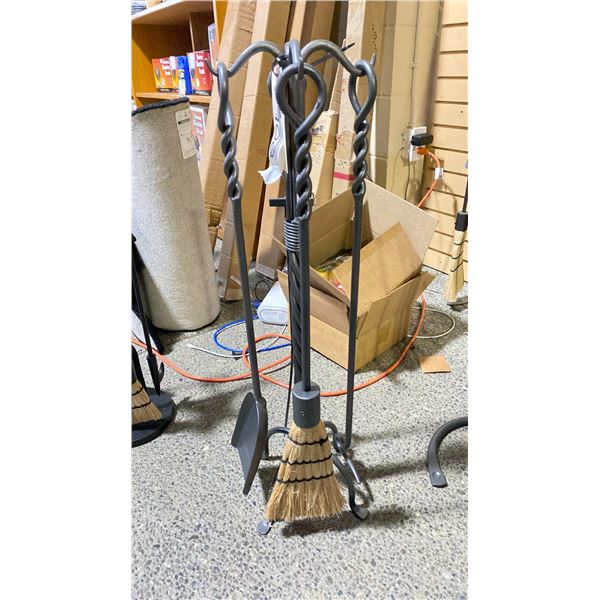 FIREPLACE TOOL SET TWISTED ROPE RETAIL $468