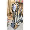 Image 2 : FIREPLACE TOOL SET TWISTED ROPE RETAIL $468