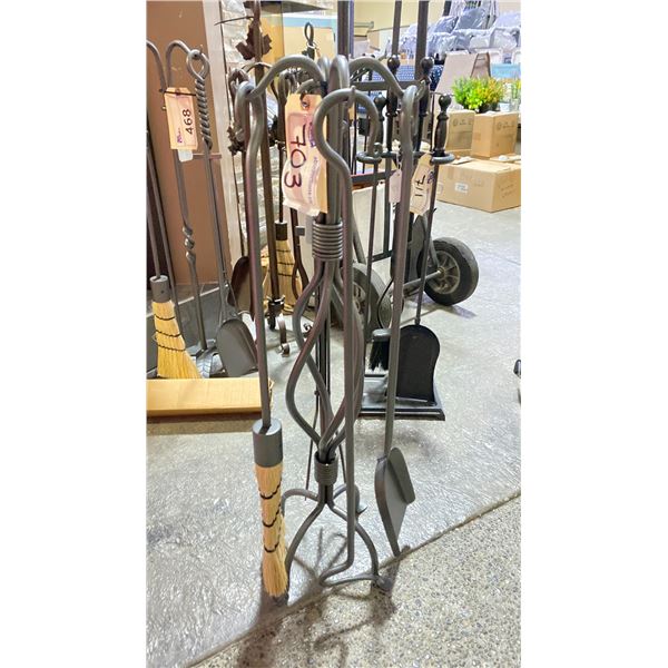 FIREPLACE TOOL SET HELIX RETAIL $452