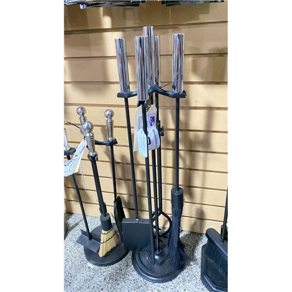 FIREPLACE TOOL SET BEDFORD CHROME RETAIL $323
