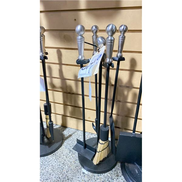 FIREPLACE TOOL SET PAXTON NICKEL