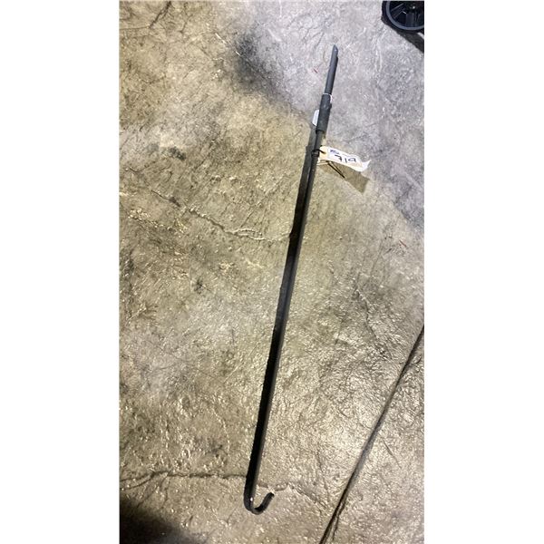 49" MADE IN INDIA FIRE BLOW STICK AERATOR POKER. BLOW AT THE TOP AND AIR COMES OUT THE BOTTOM