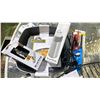 Image 3 : GROUP LOT CAST IRON SKILLET, FISH BASKET, DUAL PRONG SKEWERS, HOT DOG ROLLER, BBQ LIGHTERS, GOURMET