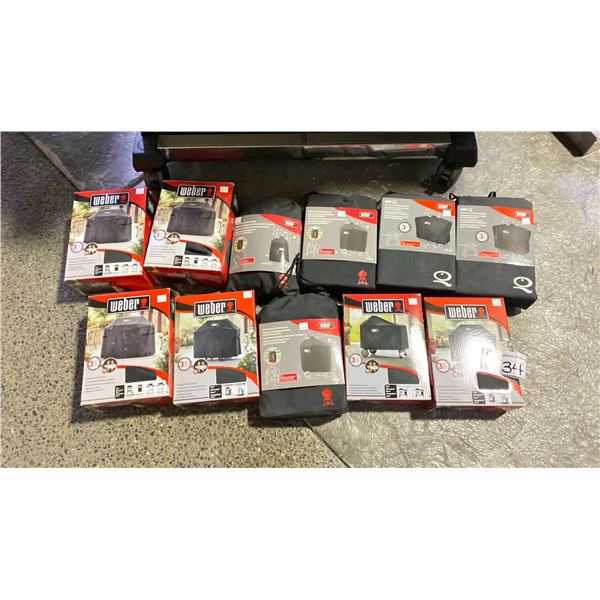 GROUP LOT GRILL COVERS APPROX RETAIL $950
