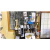 Image 2 : SHELF WITH CONTENTS. INC CLEANING BRUSHES, SPATULAS, LIGHTERS, SPRAY BOTTLES, WING RACK,