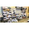 Image 2 : **LD RETAIL PEGBOARD SHELVING WITH SHELVES. 5X 3' SECTIONS. NO CONTENTS