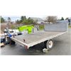 Image 2 : 2003 EXPRESS ALUMINUM FLAT DECK UTILITY TRAILER, GREY, VIN 2E912A03631051154