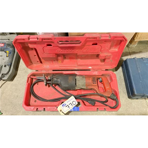 MILWAUKEE RECIPROCATING SAW.
