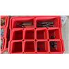 Image 3 : 2 MILWAUKEE BINS WITH ASST SCREWS, PIPE FITTINGS, ETC