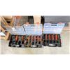 Image 2 : 3 PARTS BINS WITH COPPER GAS FITTINGS, PIPE FITTINGS, ETC