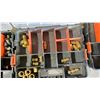 Image 4 : 3 PARTS BINS WITH COPPER GAS FITTINGS, PIPE FITTINGS, ETC