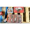 Image 1 : 3 BINS. ARROW RIVET GUN, BIN OF RIVETS AND SCREWS, FASTENERS