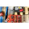Image 2 : 3 BINS. ARROW RIVET GUN, BIN OF RIVETS AND SCREWS, FASTENERS