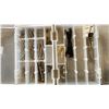 Image 3 : 5 STACKING BINS WITH STAINLESS STEEL SCREWS, WIRE CONNECTORS, HOSE CLAMPS, SPECIALTY FASTENERS