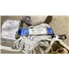 Image 2 : ROOFERS SAFETY BUCKET FULL BODY HARNESS, SHOCK ABSORBING LANYARD, 50' LINE WITH SNAP HOOK, REUSABLE