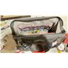 Image 4 : HUSKY TOOL BAG WITH ASST OF TOOLS. PRY BARS, HAMMERS, TIN SHEARS, STAPLER, HOLE SAW KIT