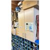 Image 1 : CONTENTS OF MAPLE GRAIN CABINET PLUS OTHER BOXES. PROPANE REGULATORS, NAT GAS CONVERSION KITS AND