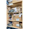 Image 2 : CONTENTS OF MAPLE GRAIN CABINET PLUS OTHER BOXES. PROPANE REGULATORS, NAT GAS CONVERSION KITS AND