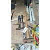 Image 1 : GROUP LOT OF TOOLS - SLEDGE HAMMER, WATER SHUT-OFFS, PICK ETC.,