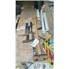 Image 2 : GROUP LOT OF TOOLS - SLEDGE HAMMER, WATER SHUT-OFFS, PICK ETC.,