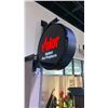 Image 2 : VALOR DISPLAY SIGN. 2 SIDED. 17" ROUND AND STORE FRONT ILLUMINATED SIGN