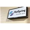 Image 2 : HOTSPRING BACK LIT SIGN APPROX 4'X2' AND HOT SPOT SIGN AND BANNERS