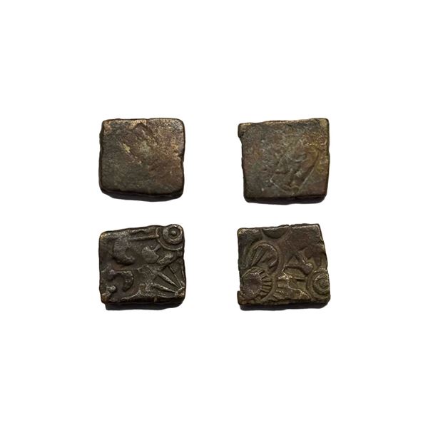 Ancient, Mauryan, Magadha Imperial (C. 321-150 BC), Copper Karshapana,