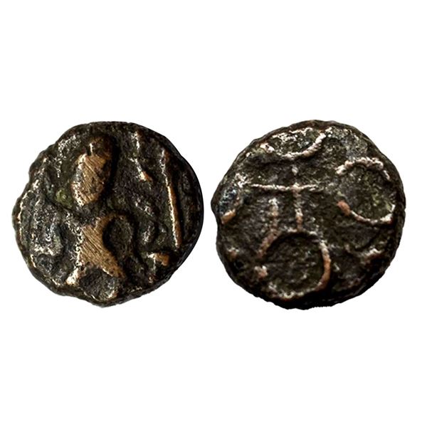 Ancient, Ujjain (2nd-1st Century BC), Copper Unit, Mahakal Type,2.10g