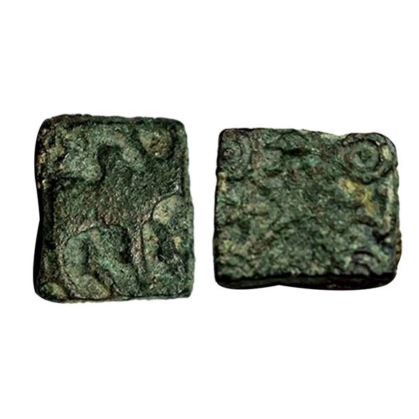 Ancient, Ujjain region, Copper unit, 3.32g,