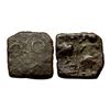 Image 1 : Ancient, Ujjaini (c. 2nd century BC), Copper Unit, Bull Type, Obv: Bull to right, swastika above, tr