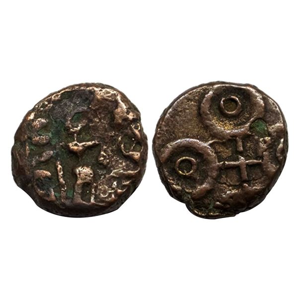 Ancient, Ujjain (2nd-1st Century BC), Copper Unit,2.16g