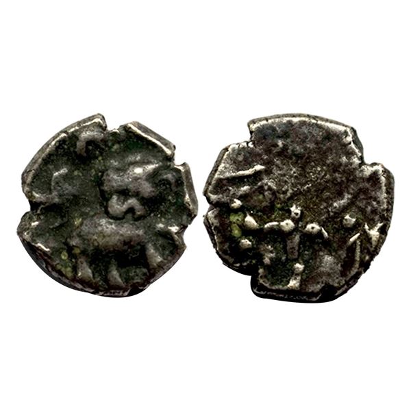 Ancient, Satavahanas, Andhra Region, Chimuka, Copper Unit, 1.56g