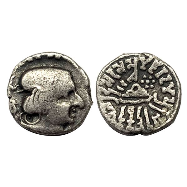 Ancient, Western Kshatraps (Kardamaka family), Gujarat, Rudrasimha II son of Jivadaman (304-316 AD),