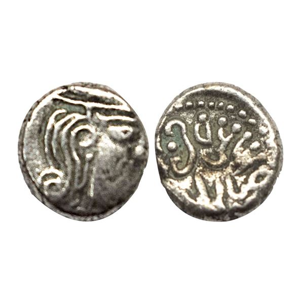 Ancient, Maitrakas of Vallabhi, ‘Sharva Bhattaraka’ (c. AD 500-600), Silver Drachm