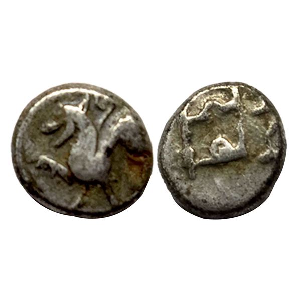 Hindu Medieval, Yadavas of Devagiri, Singhana Deva, Silver Damma, 0.81g,