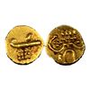 Coorg, gold fanam of Veera Raya, 0.37g.